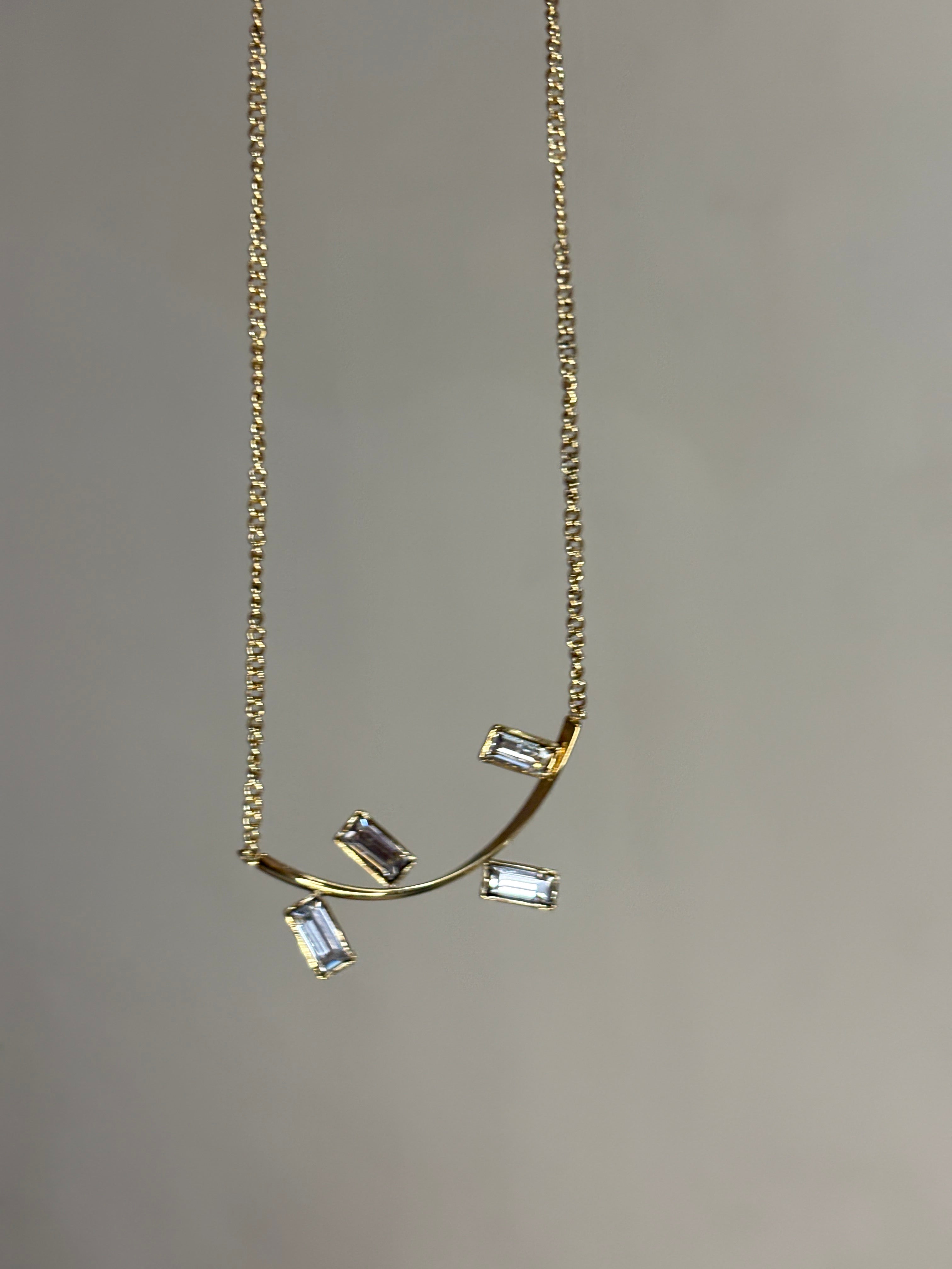 Enamel & Pearl Pendant Necklace