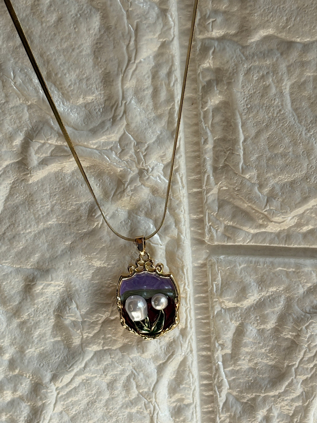 Minimalist Gold-Plated Pearl Pendant Necklace