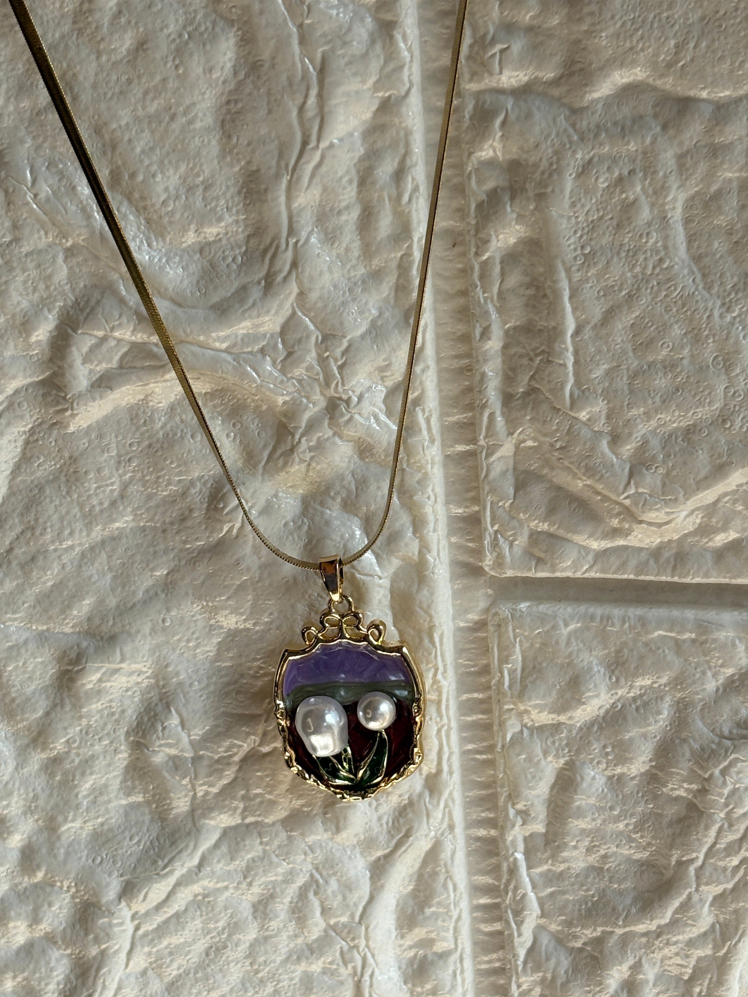 Minimalist Gold-Plated Pearl Pendant Necklace