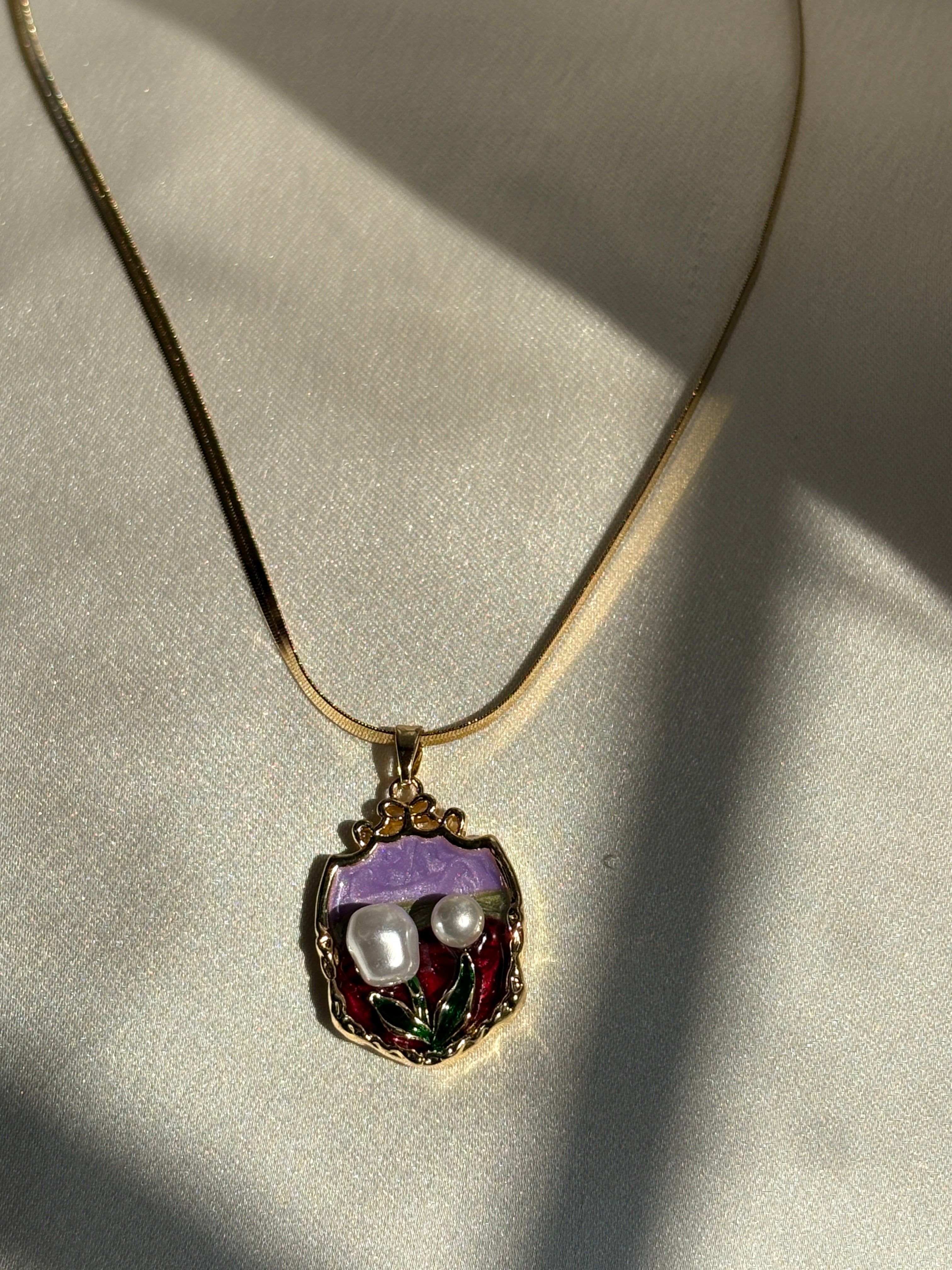 Minimalist Gold-Plated Pearl Pendant Necklace