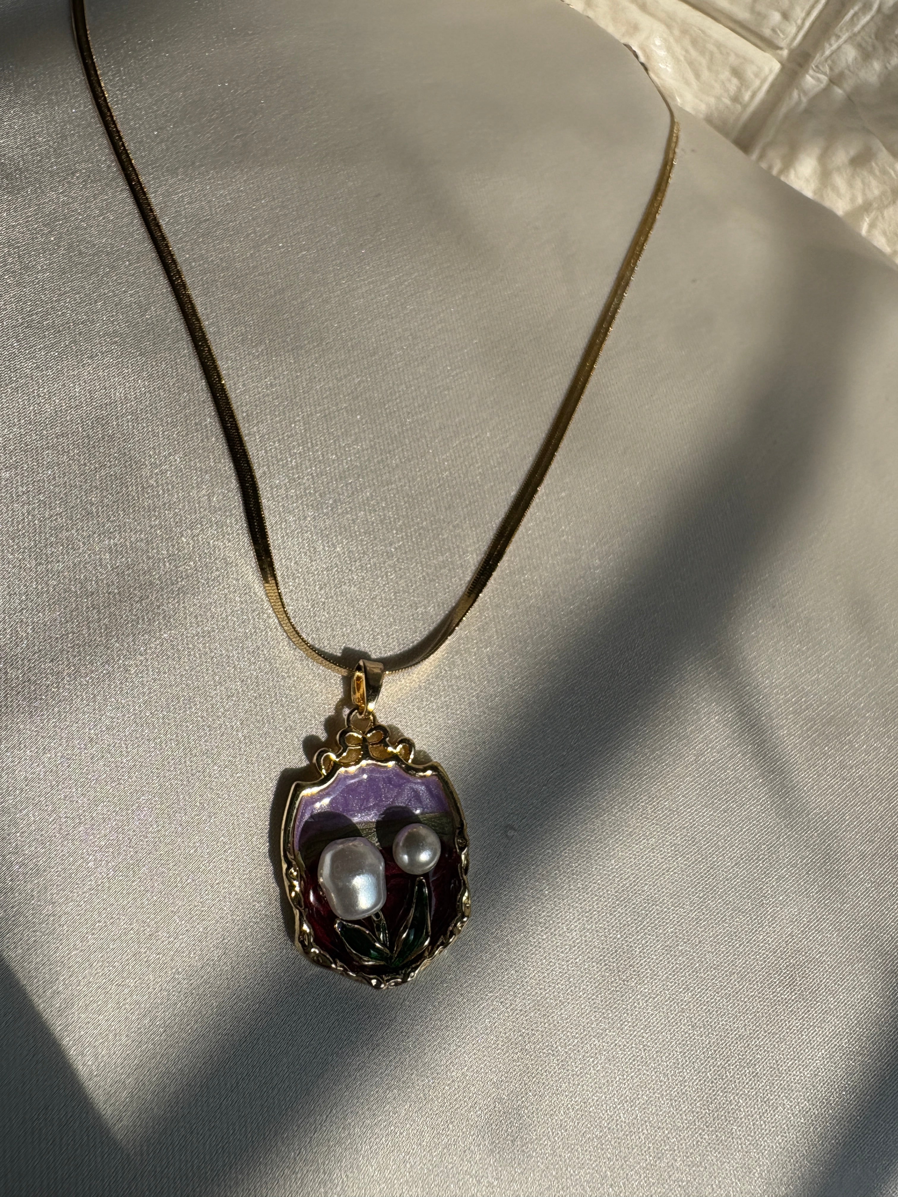 Minimalist Gold-Plated Pearl Pendant Necklace