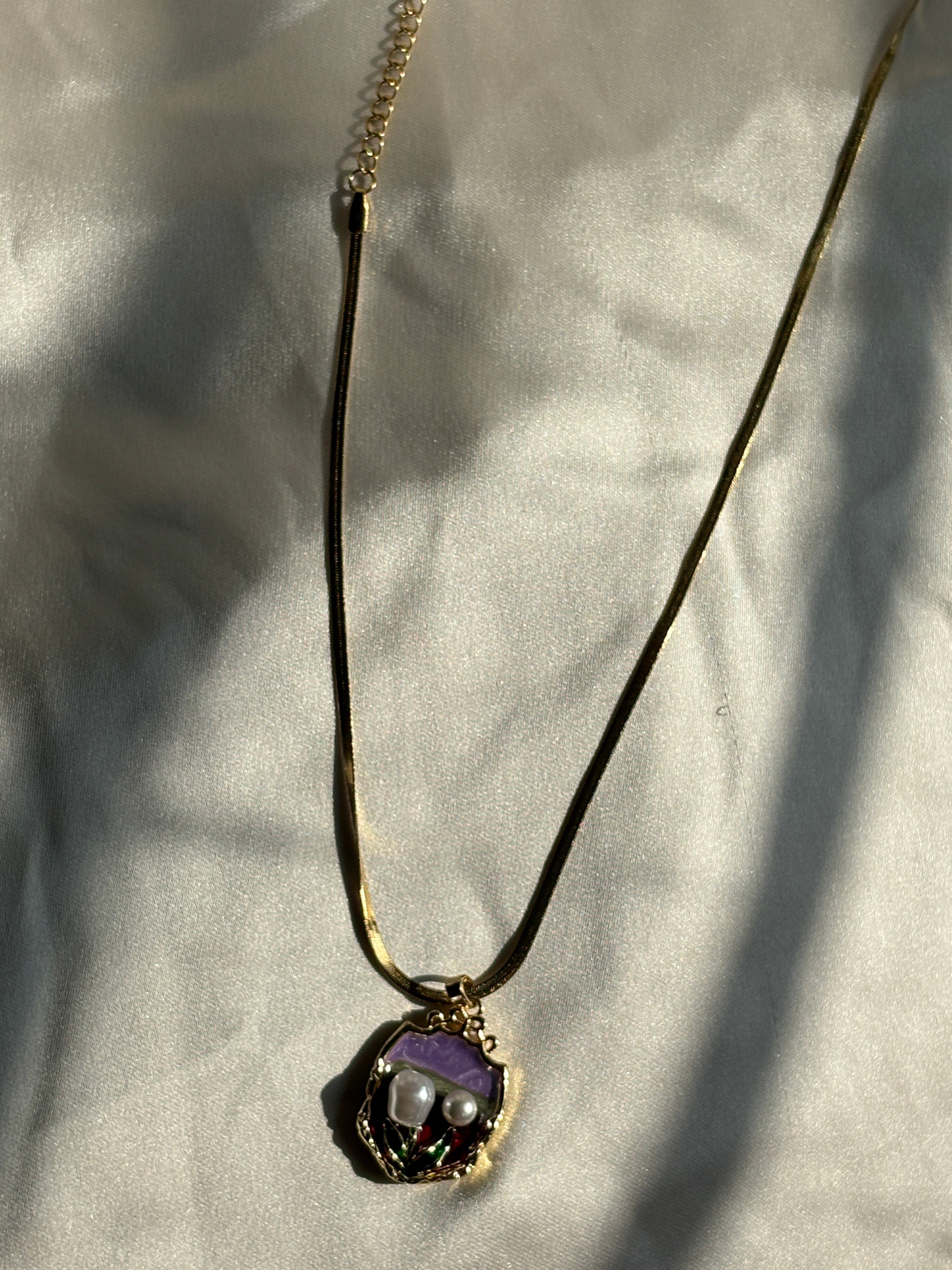 Minimalist Gold-Plated Pearl Pendant Necklace