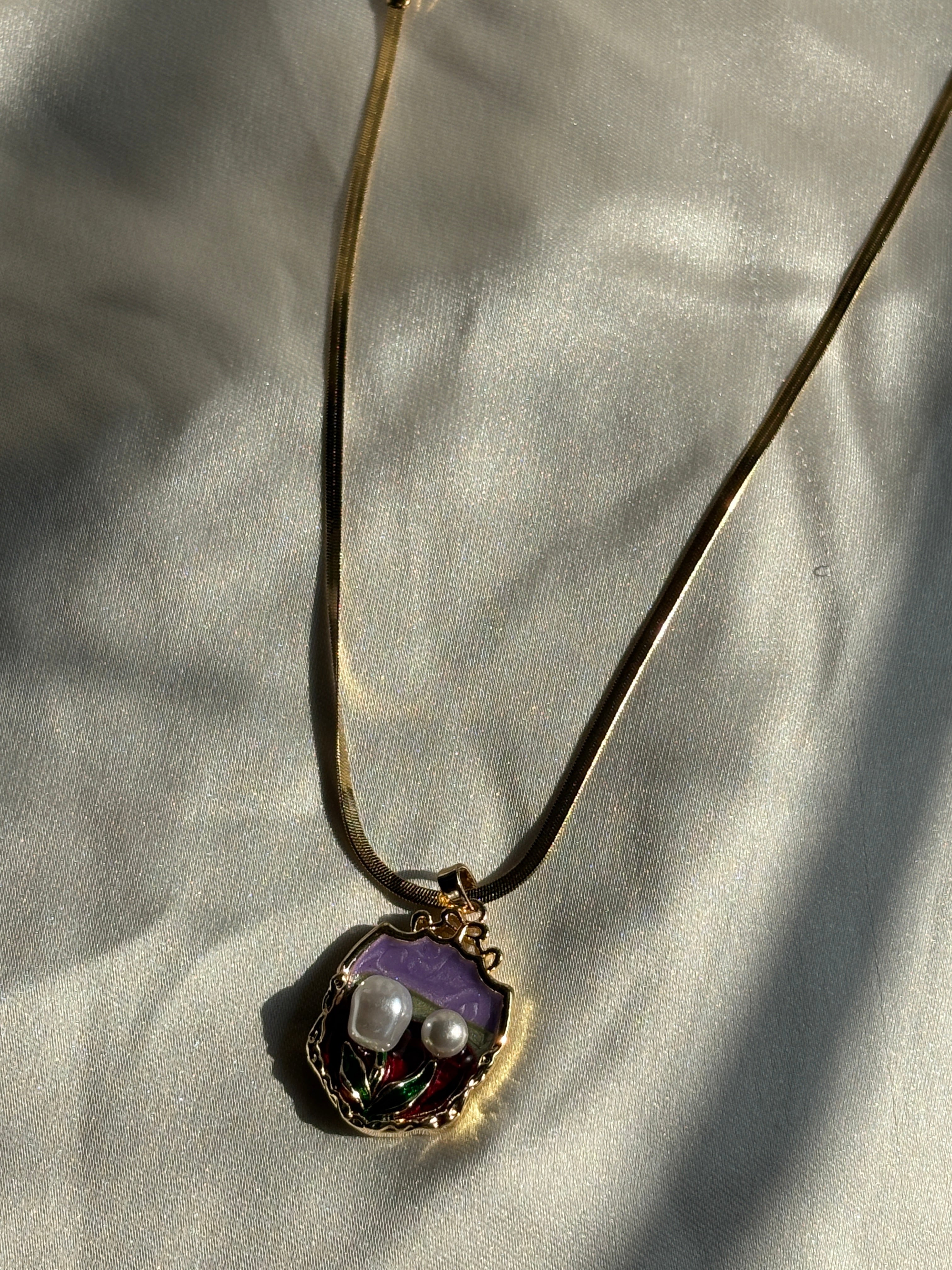 Minimalist Gold-Plated Pearl Pendant Necklace