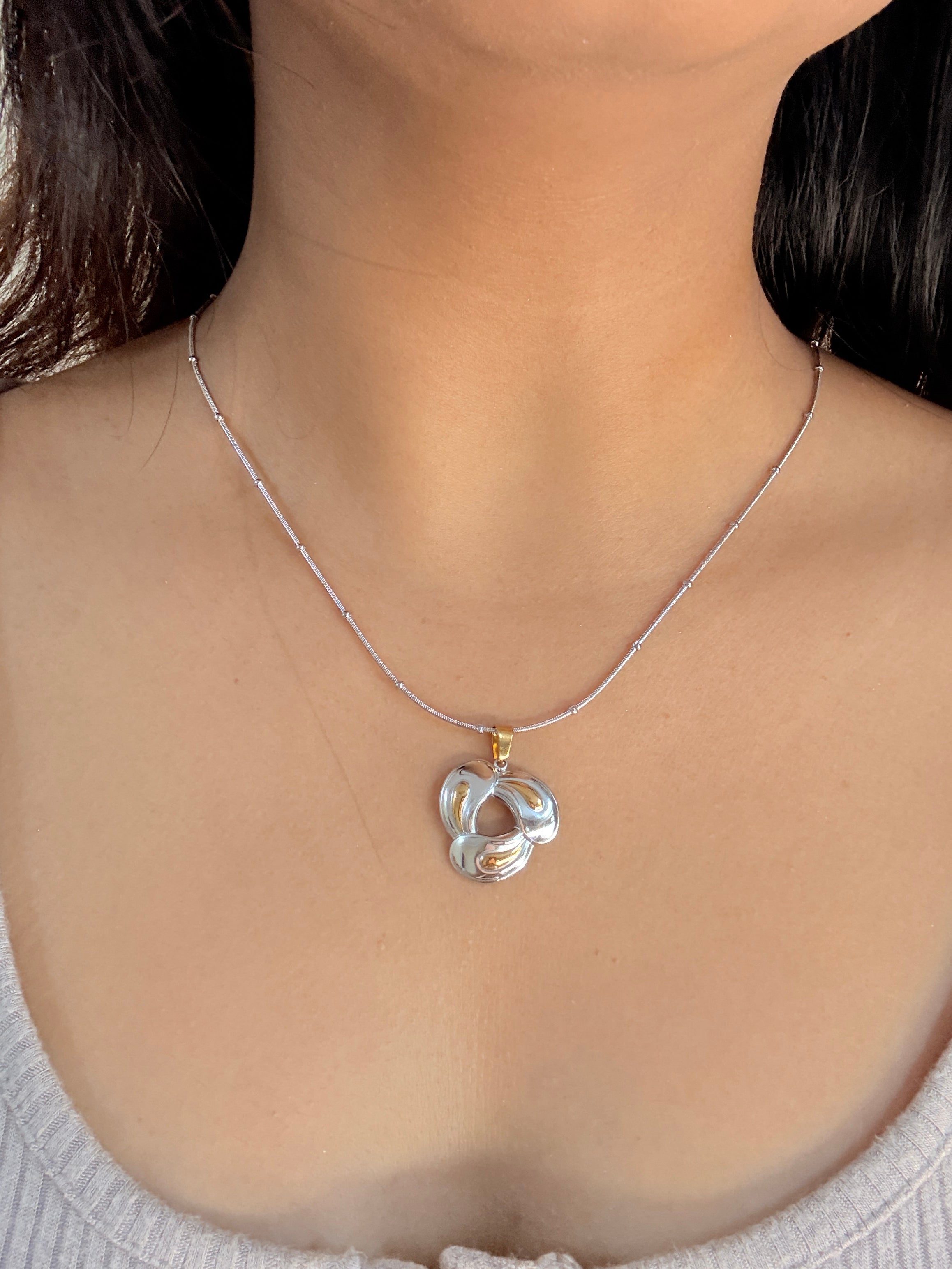 Two-Tone Gold & Silver Necklace