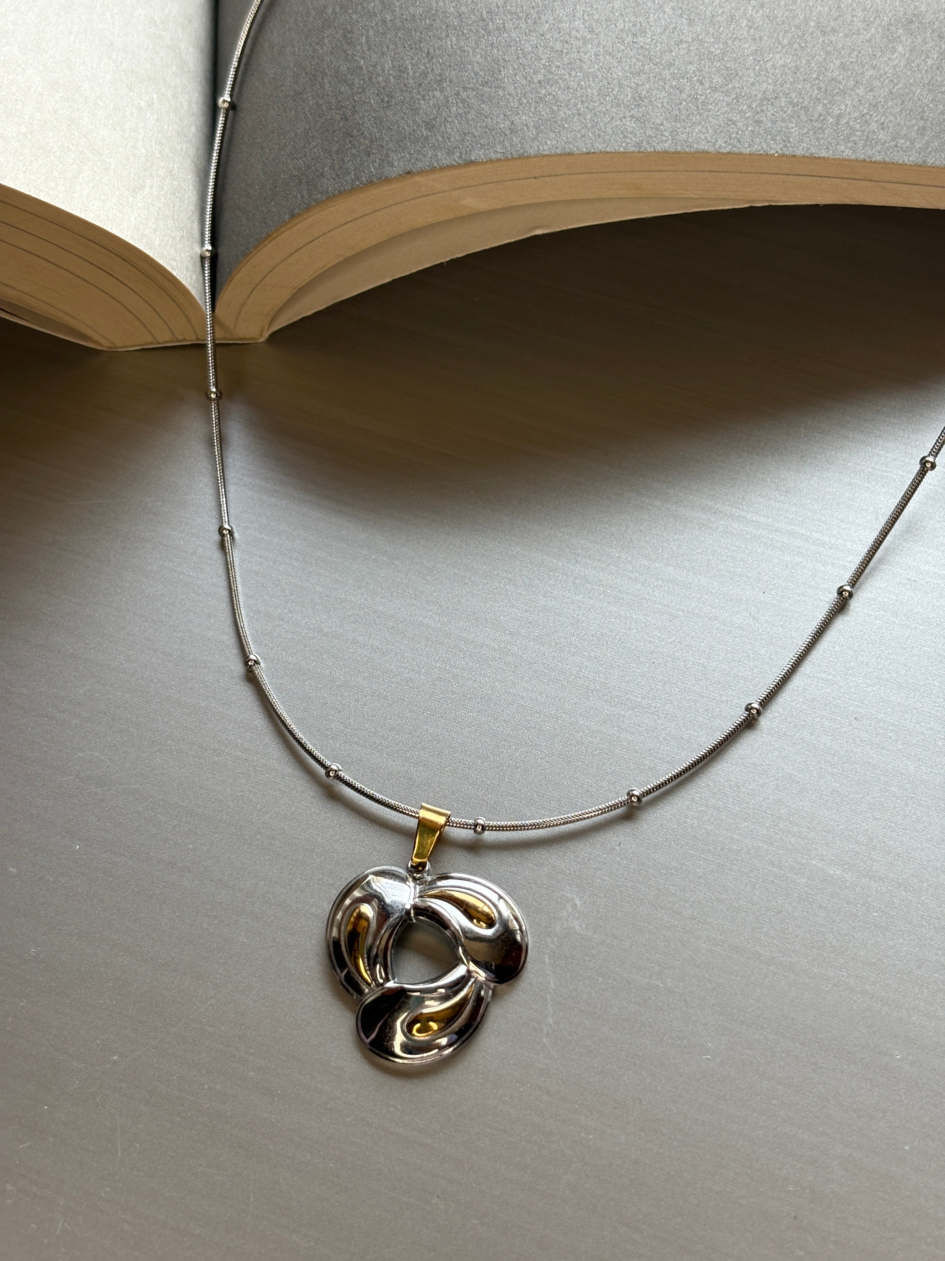 Two-Tone Gold & Silver Necklace