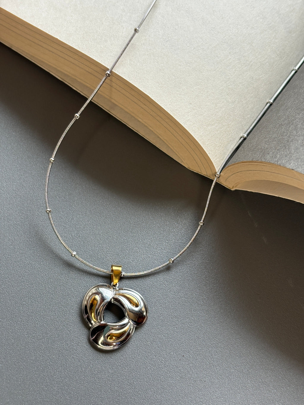 Two-Tone Gold & Silver Necklace