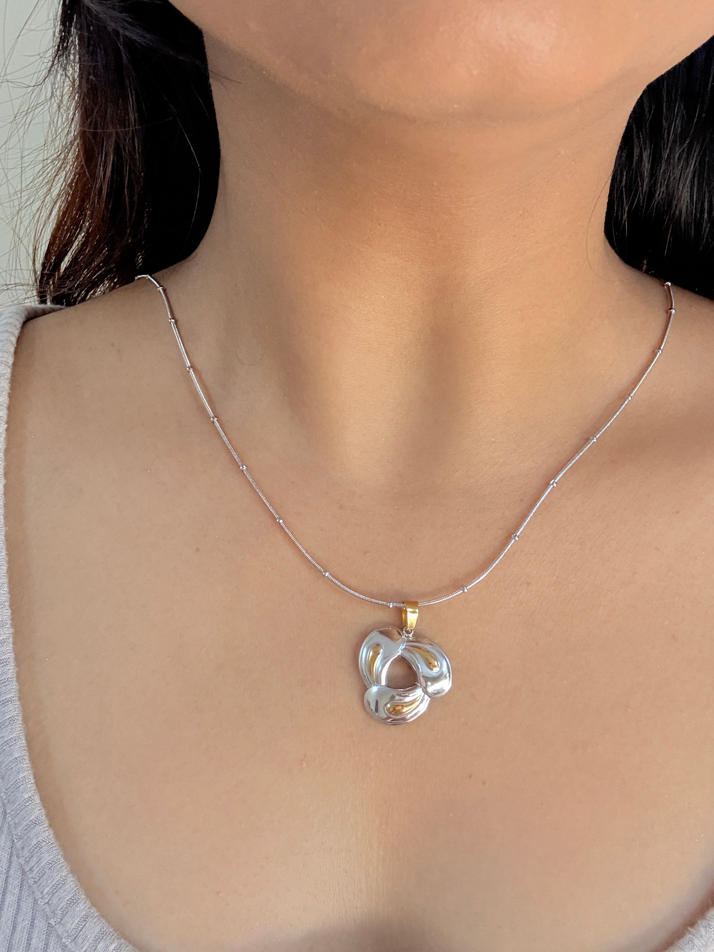 Two-Tone Gold & Silver Necklace