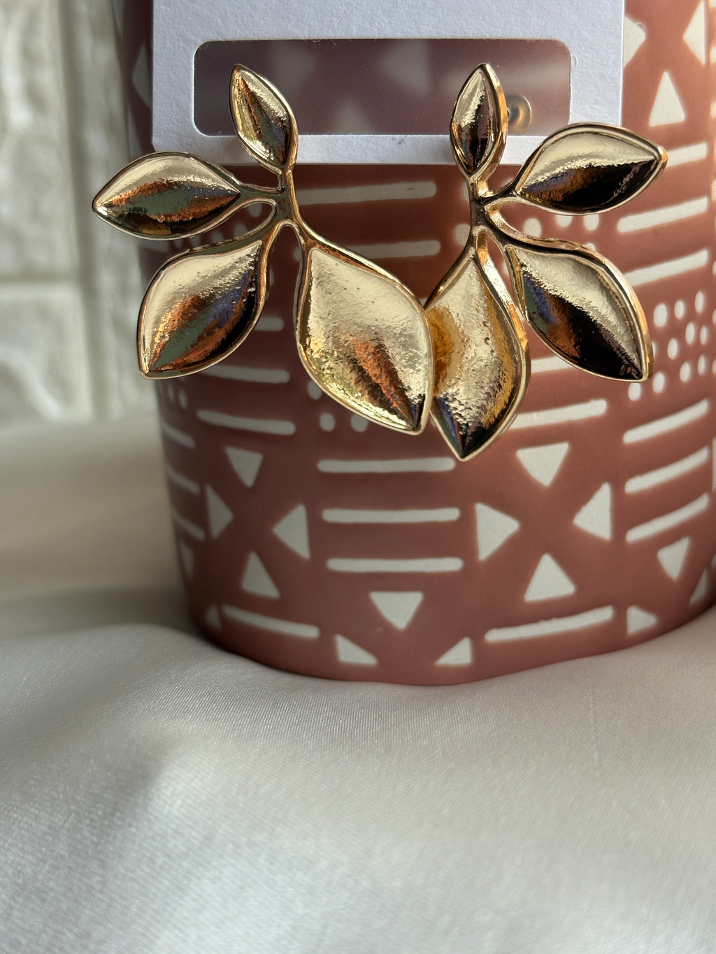 Leaf Statement Earrings