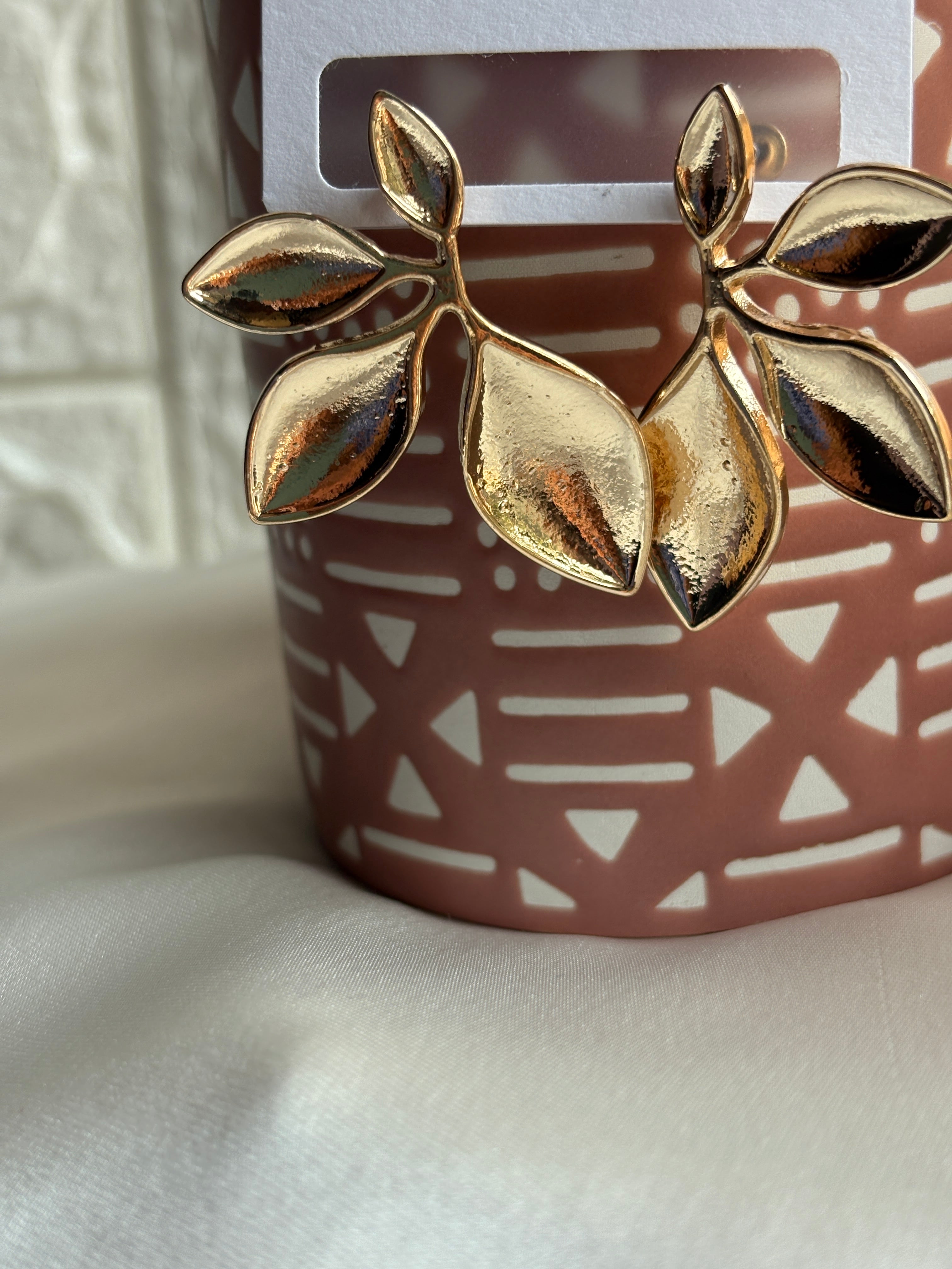 Leaf Statement Earrings