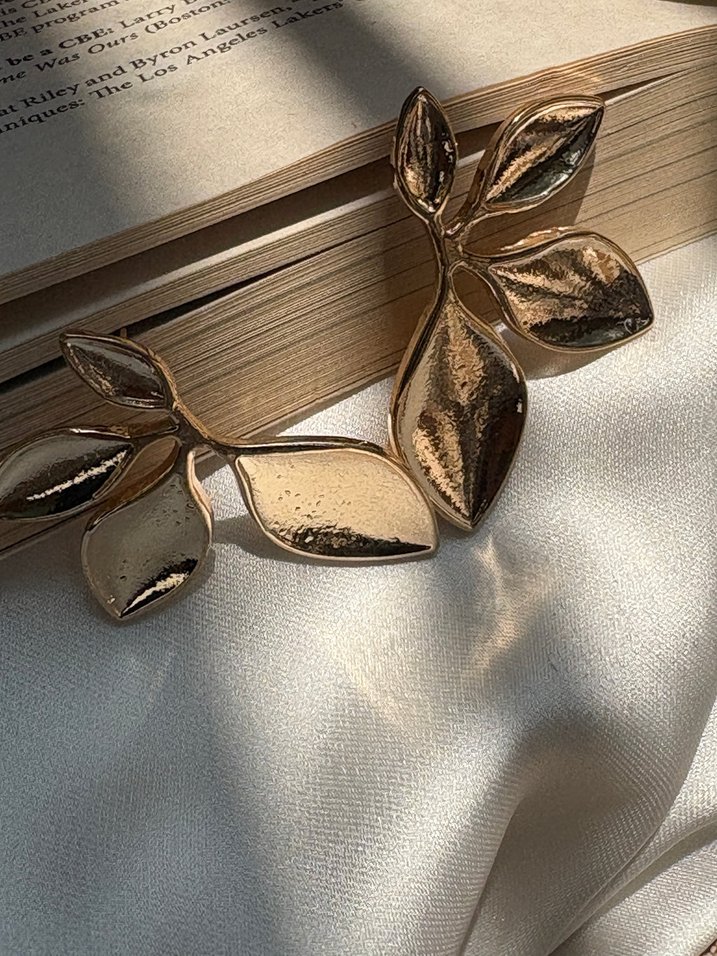 Leaf Statement Earrings