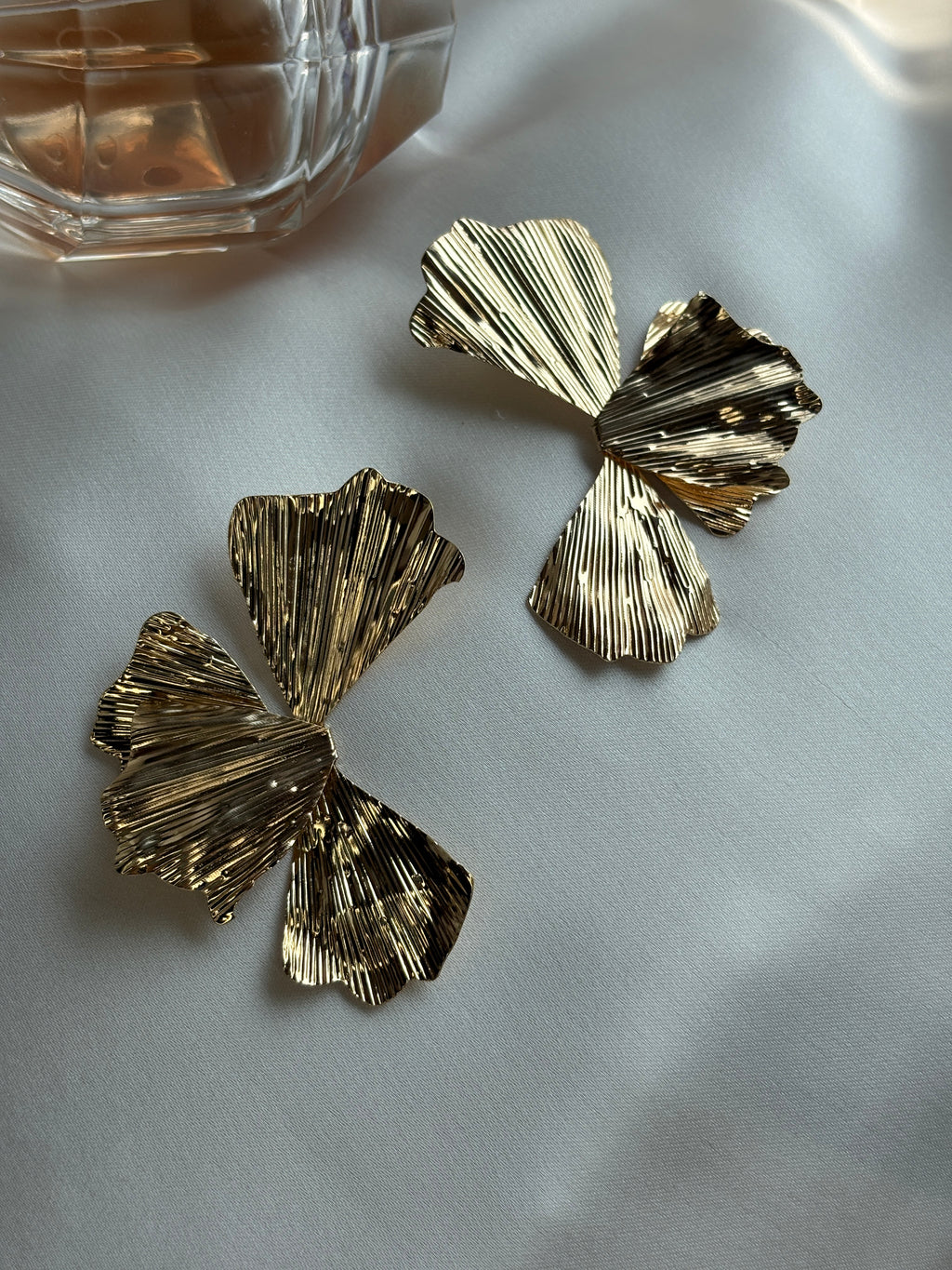 Textured Flower Earrings