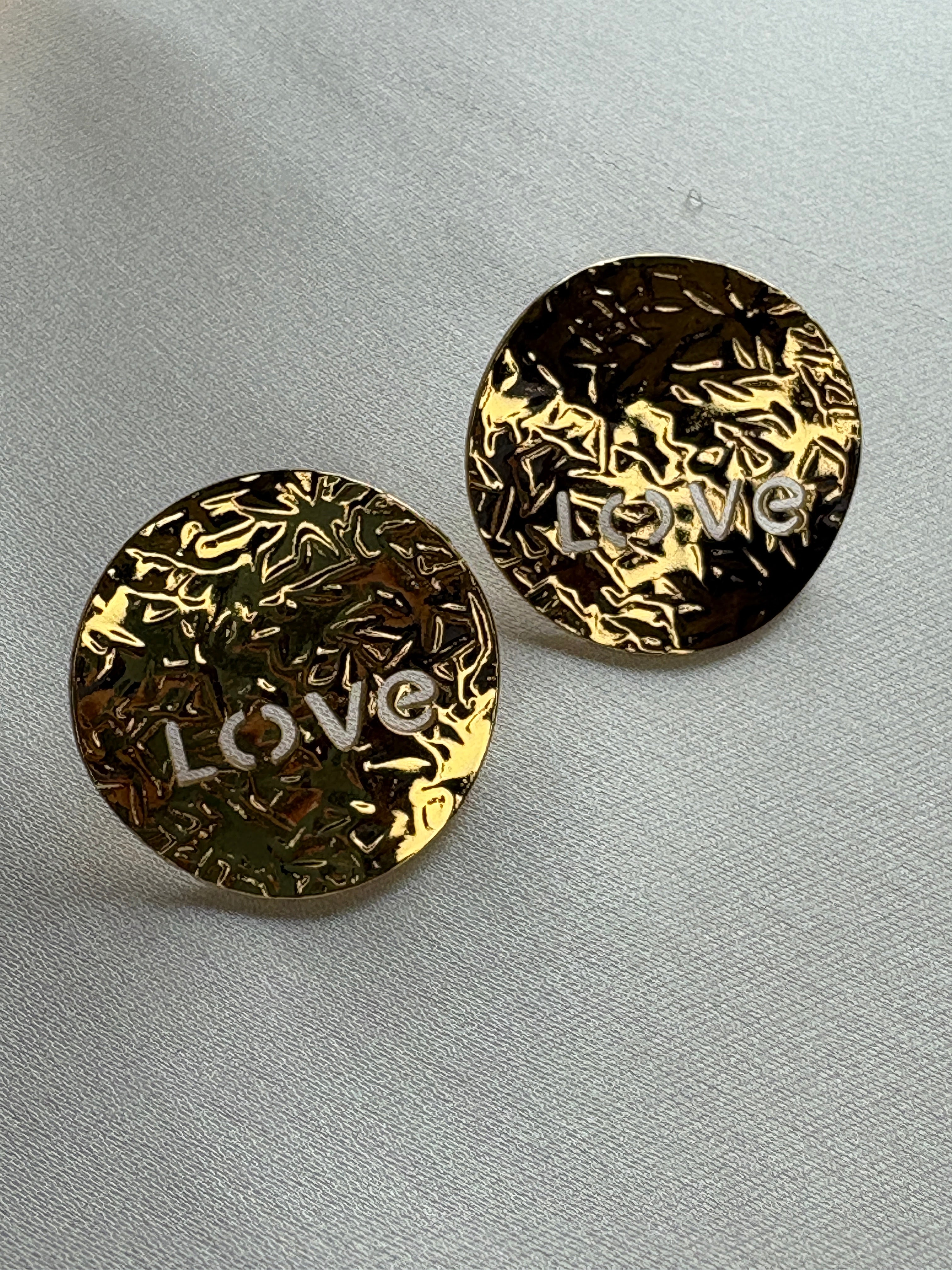Gold Coin Earrings