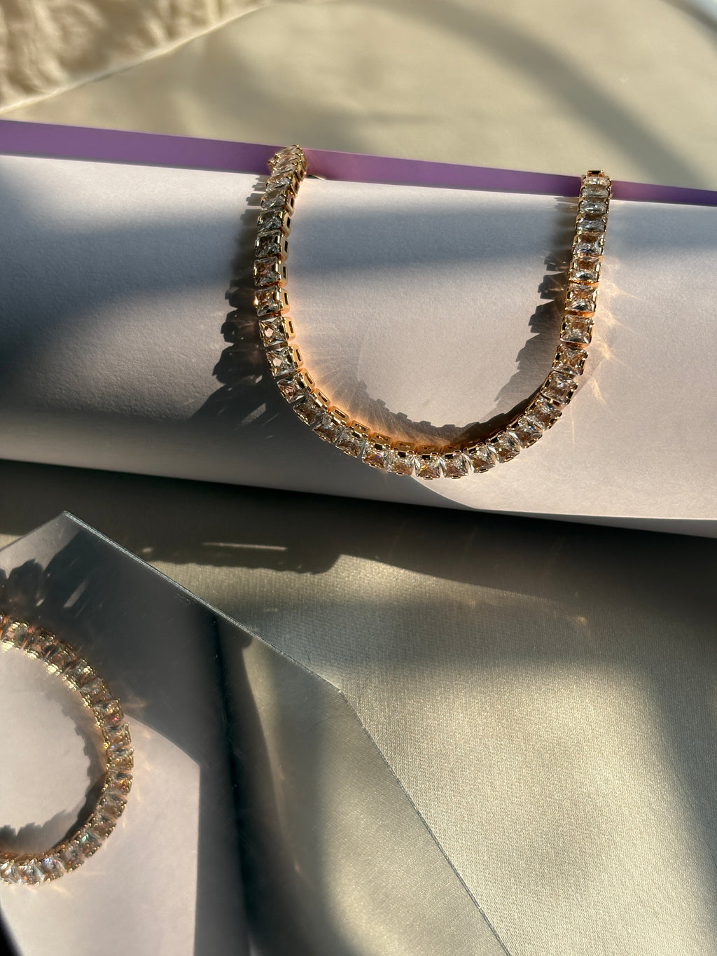 Classic Elegance Gold AD Bracelet
