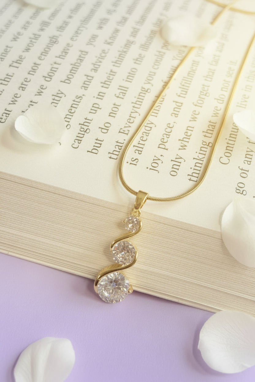 Waves of Radiance Anti-Tarnish Pendant