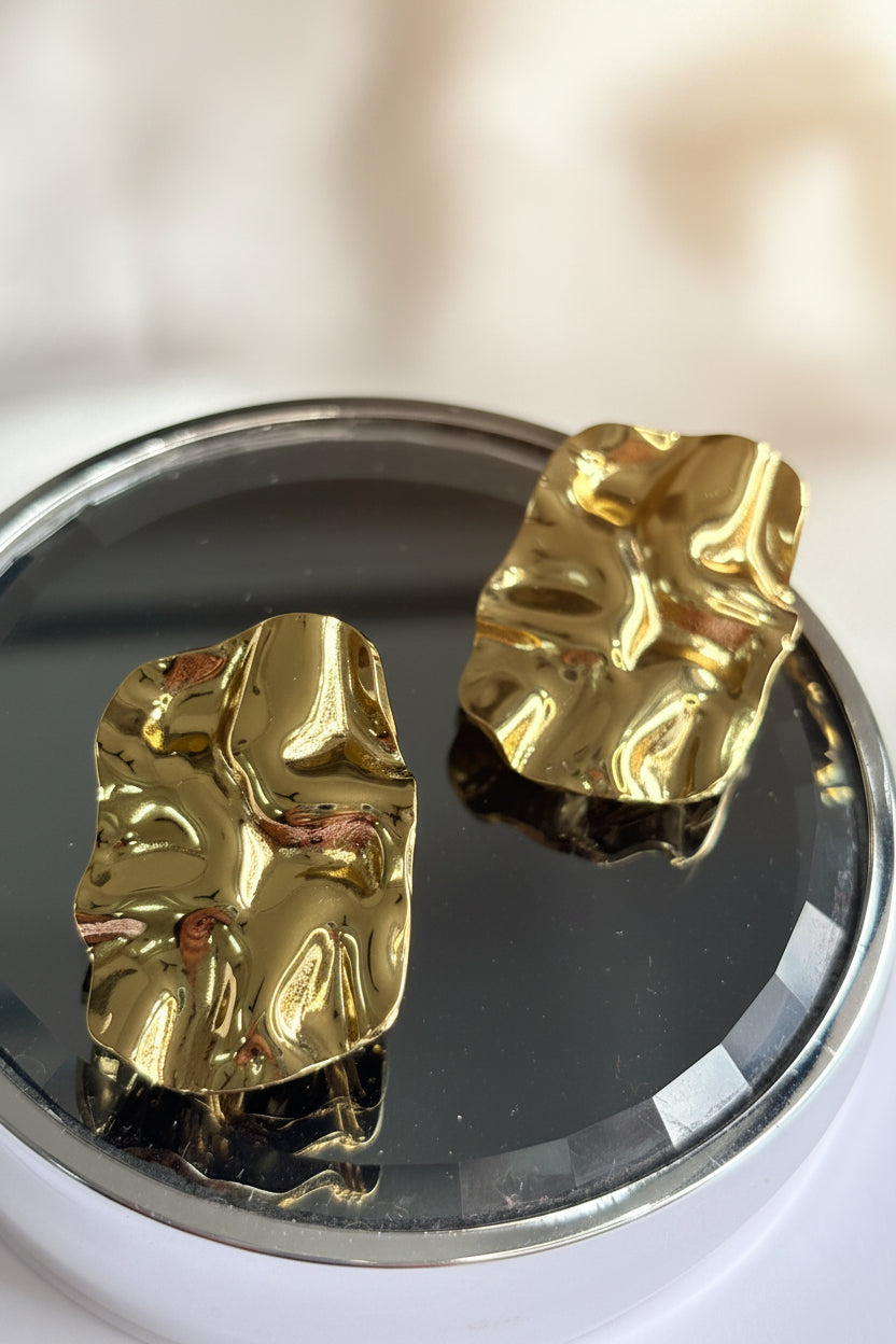 Molten Rectangular Anti-Tarnish Studs