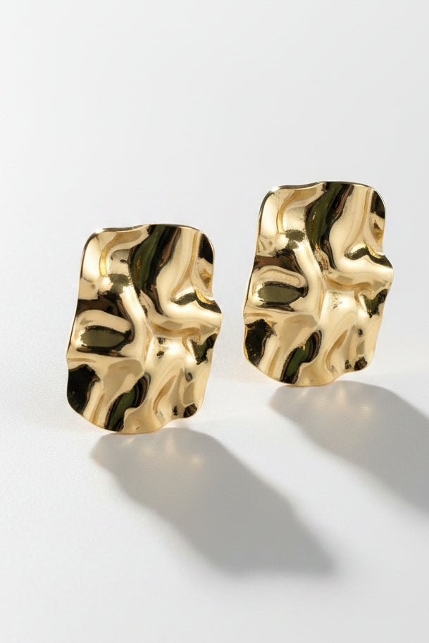Molten Rectangular Anti-Tarnish Studs