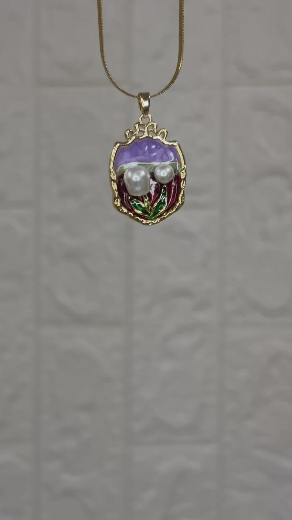 Minimalist Gold-Plated Pearl Pendant Necklace